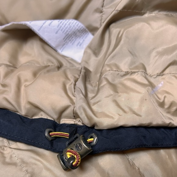 VTG Timberland Men XXL Faux Fur Hood Full Zip Insulated Parka Puffer Coat Jacket - Picture 9 of 13